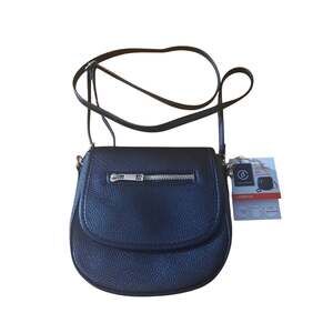 Live in Style Womens Black Crossbody Bag NWT